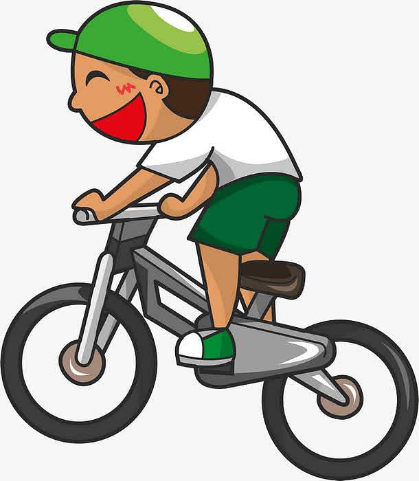骑自行车的小孩高清素材 体育活动 儿童 卡通 学生 小孩 小朋友 插画 运动 骑自行车 免抠png 设计图片 免费下载